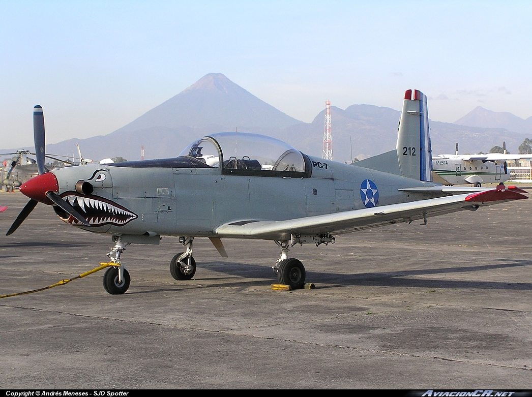 FAG-212 - Pilatus PC-7 - Fuerza Aérea Guatemalteca