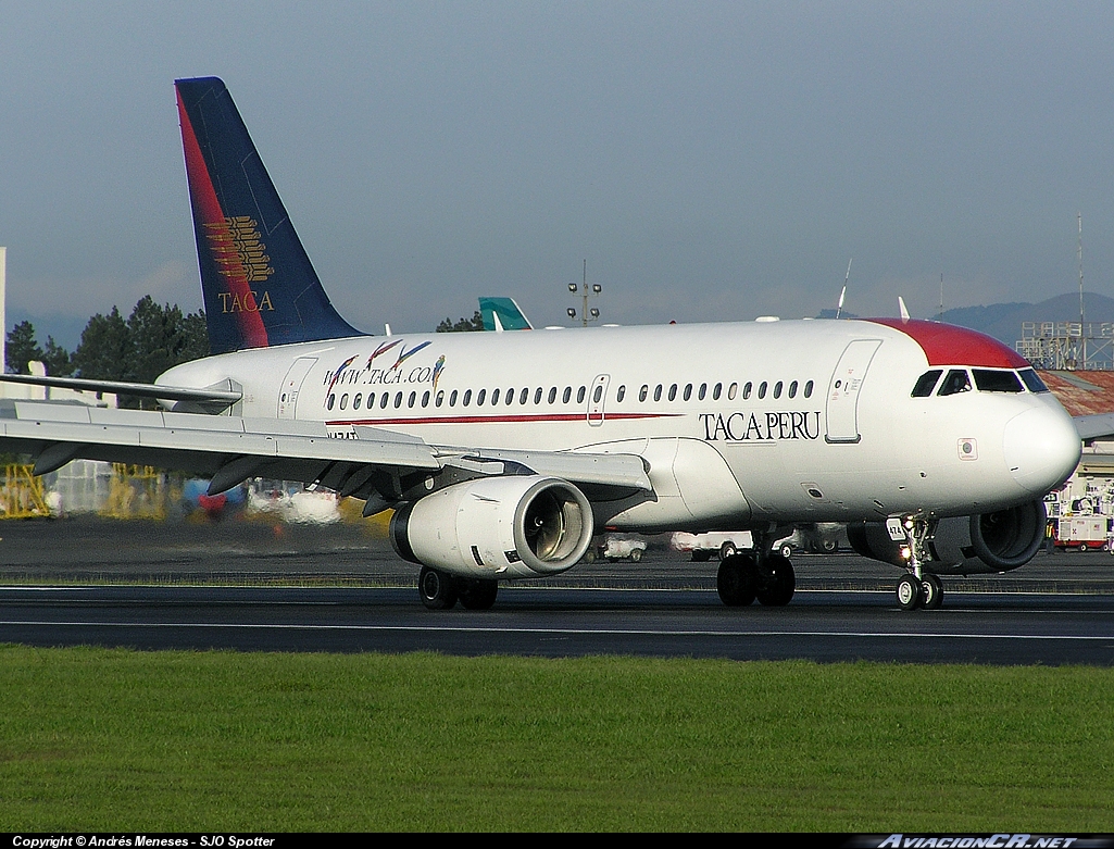 N474TA - Airbus A319-132 - TACA Perú