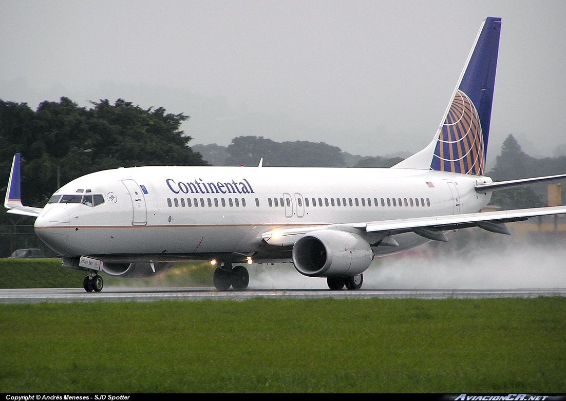N73291 - Boeing 737-824 - Continental Airlines