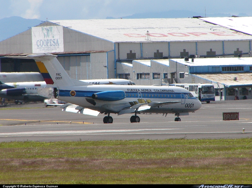 FAC0001 - Fokker F28-1000 Fellowship - Fuerza Aérea Colombiana