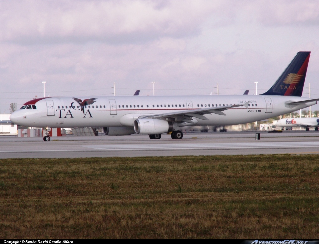 N566TA - Airbus A321-231 - TACA