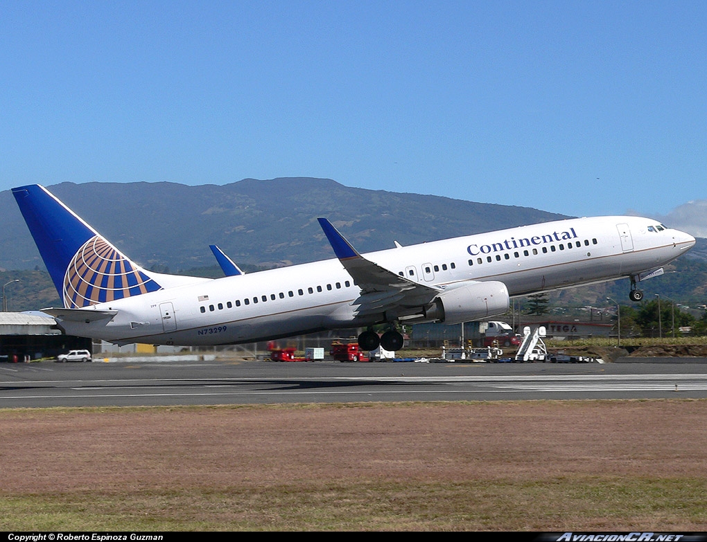 N73299 - Boeing 737-824 - Continental Airlines
