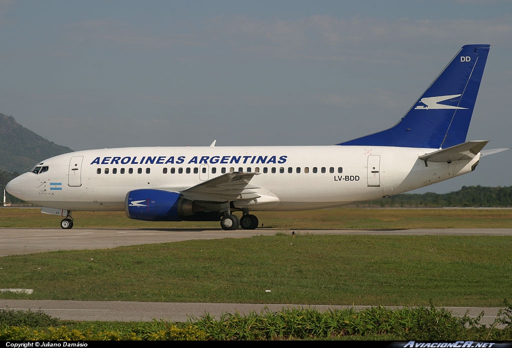 LV-BDD - Boeing 737-5Y0 - Aerolíneas Argentinas