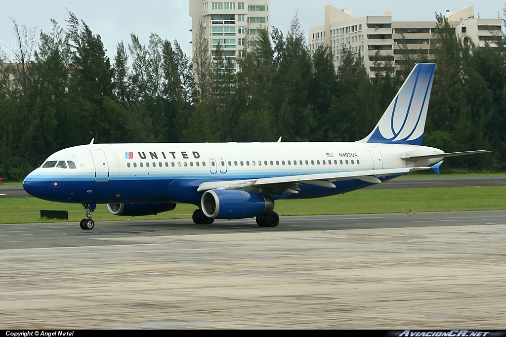 N403ua United Airlines Airbus A320 232