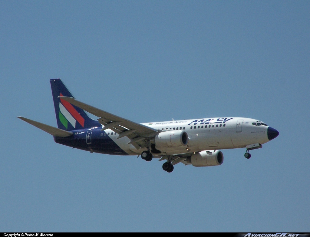 HA-LOA - Boeing 737 - MALEV - Hungarian Airlines
