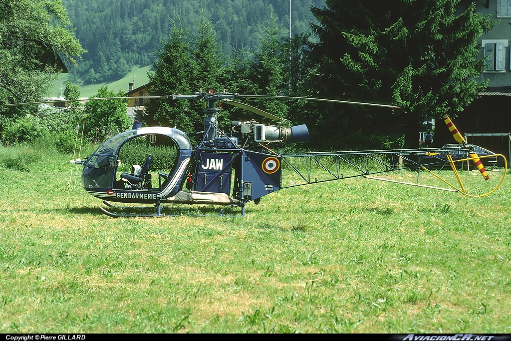 F-MJAW - Eurocopter SE3130 Alouette II - Gendarmerie Nationale