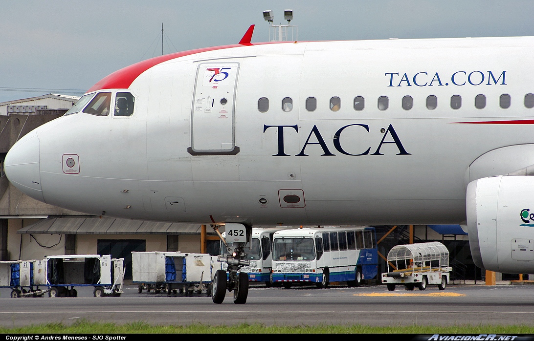 N452TA - Airbus A320-233 - TACA