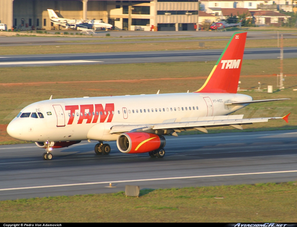 PT-MZC - Airbus A319-232 - TAM