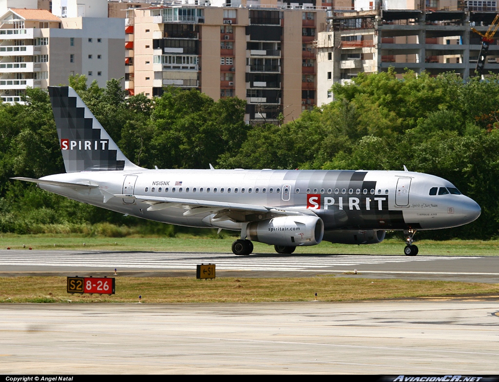 N515NK - Airbus A319-132 - Spirit Airlines