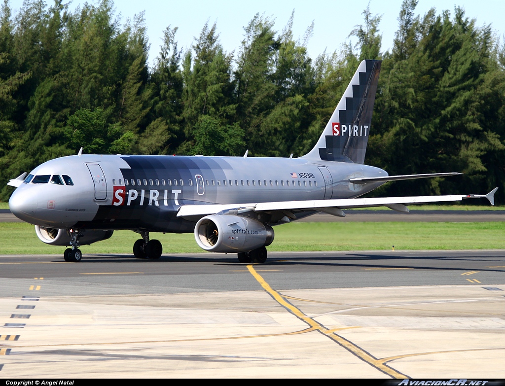 N509NK - Airbus A319-132 - Spirit Airlines