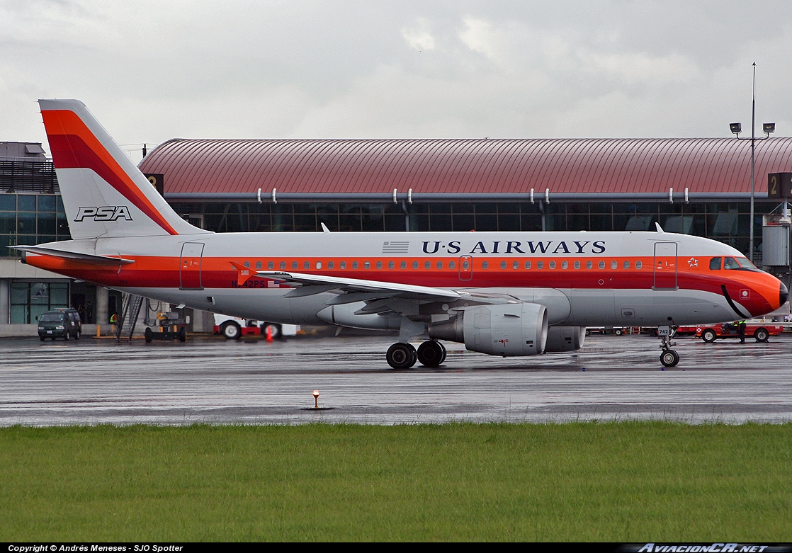 N742PS - Airbus A319-112 - US Airways