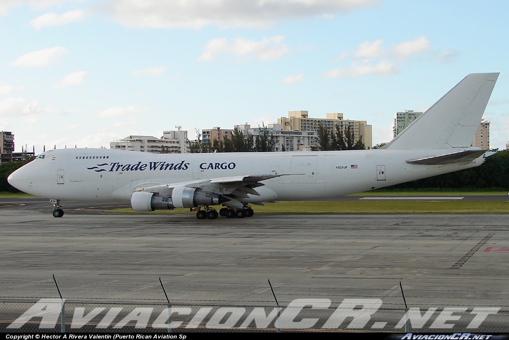 N524UP - Boeing 747-237B(SF) - Tradewinds Airlines