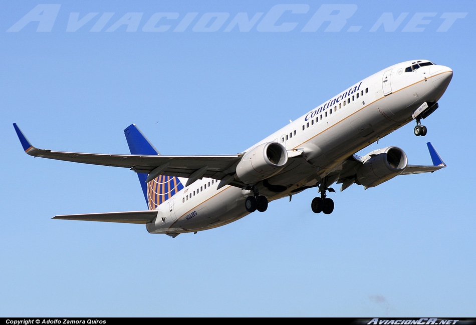 N36280 - Boeing 737-824 - Continental Airlines