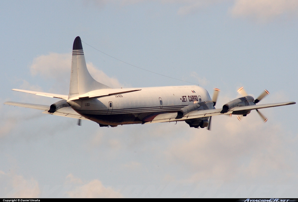 XA-AEG - Lockheed L-188A(F) Electra - Mex-Jet Cargo
