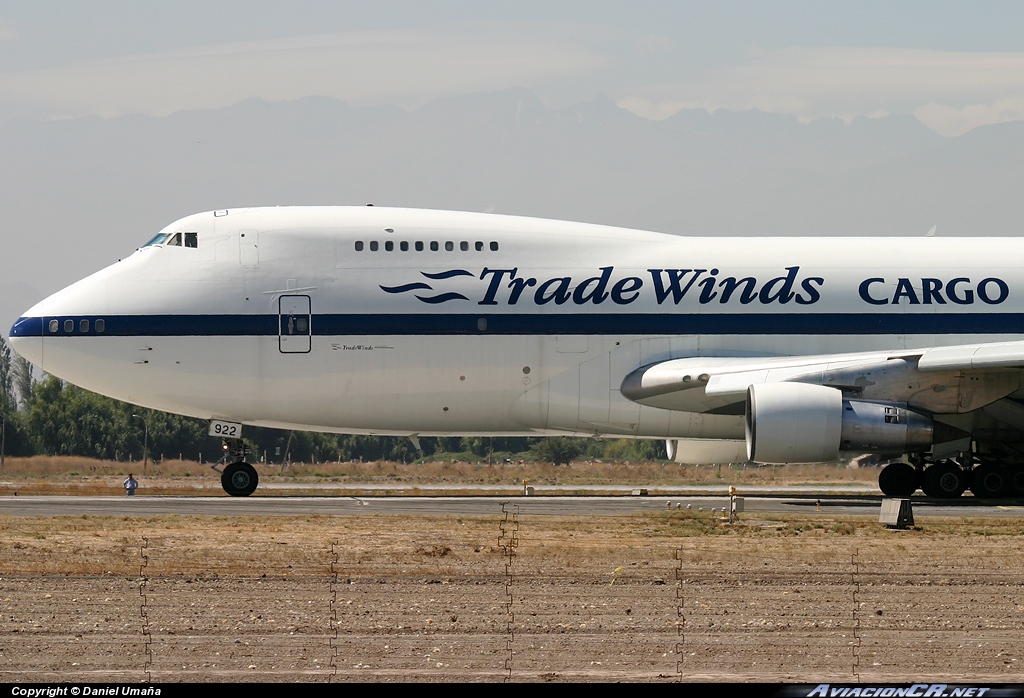 N922FT - Boeing 747-2U3B(SF) - Tradewinds Airlines