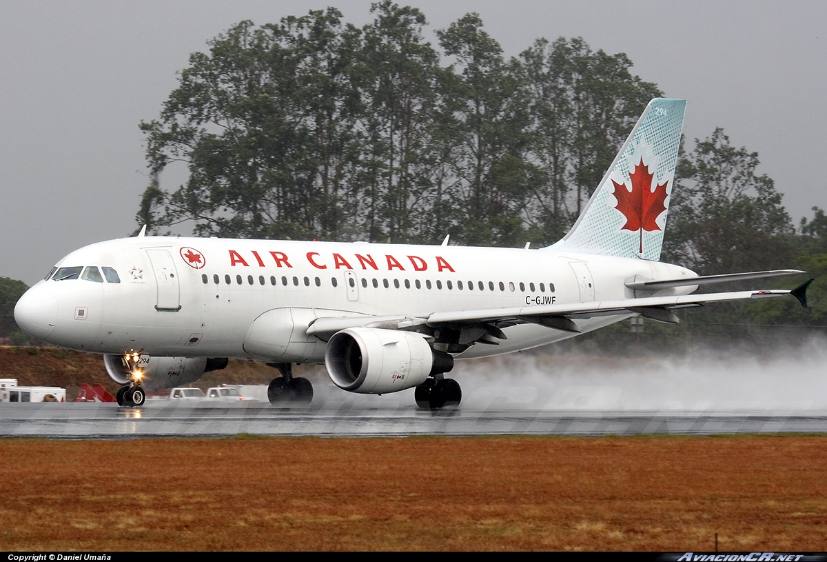 C-GJWF - Airbus A319-112 - Air Canada