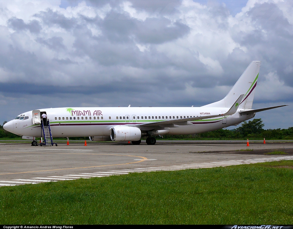N734MA - Boeing 737-800 - Miami Air
