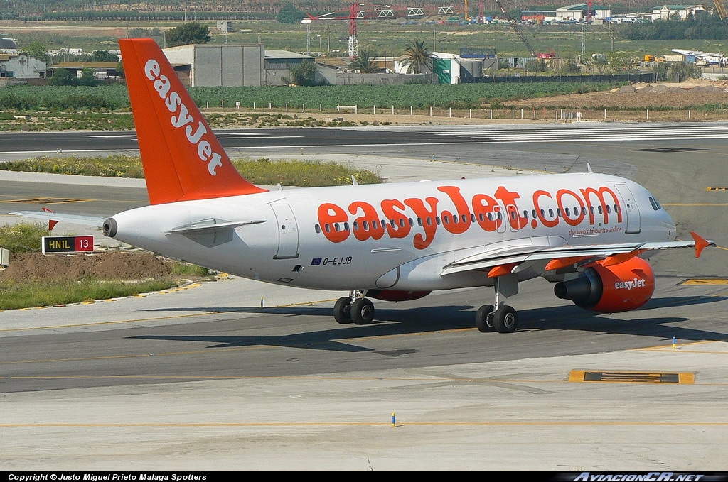 G-EJJB - Airbus A319-111 - EasyJet Airlines