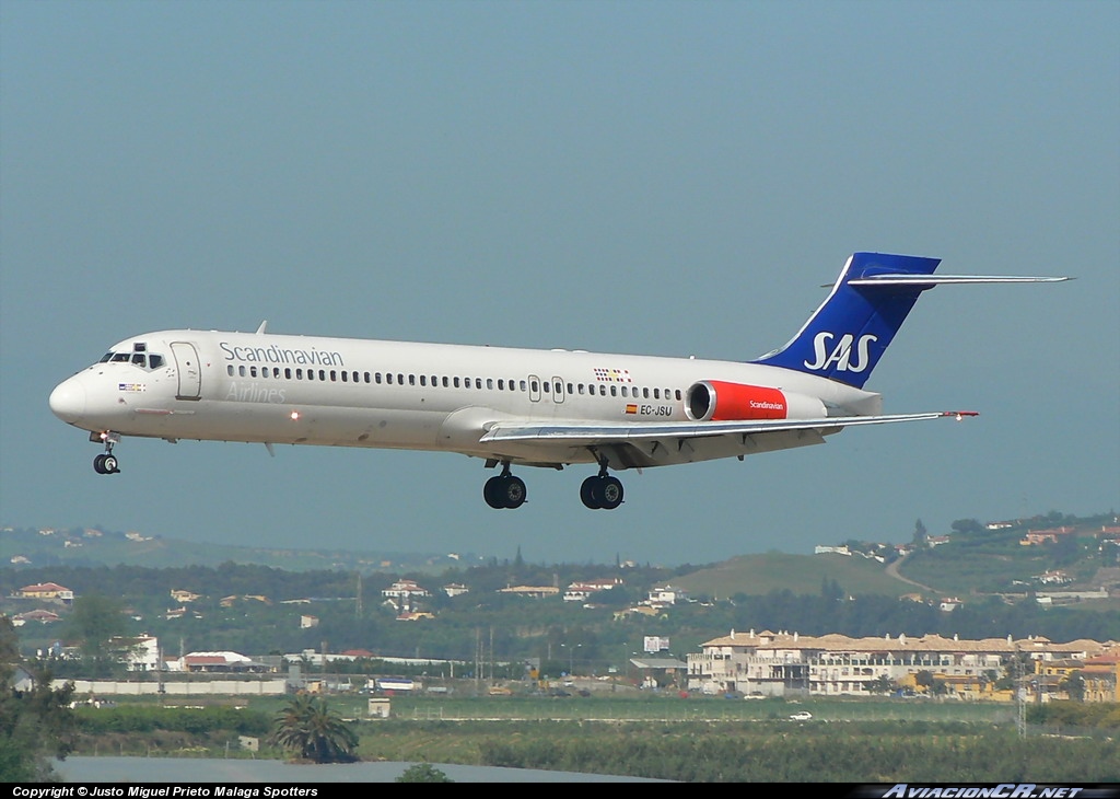 EC-JSU - McDonnell Douglas MD-87 - Scandinavian Airlines - SAS
