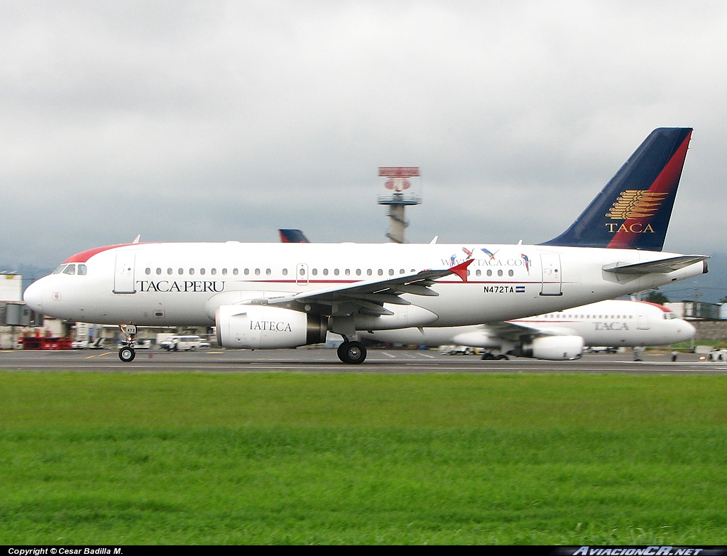 N472TA - Airbus A319-132 - TACA Perú