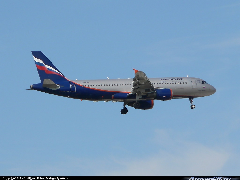 VP-BWF - Airbus A320-214 - Aeroflot