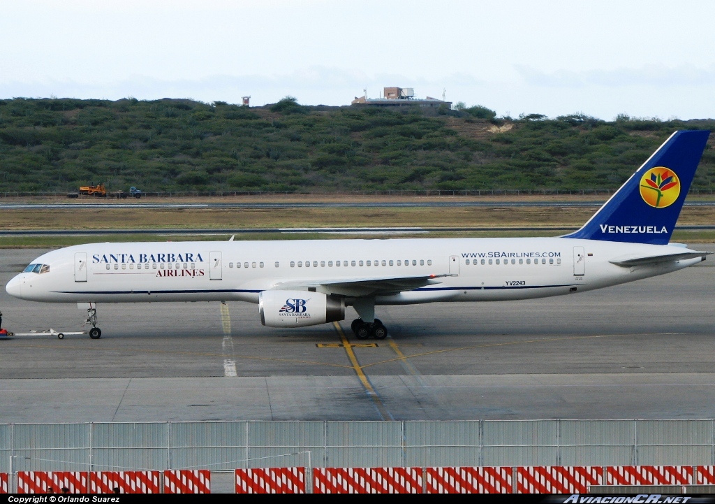 YV2242 - Boeing 757-236 - Santa Bárbara Airlines