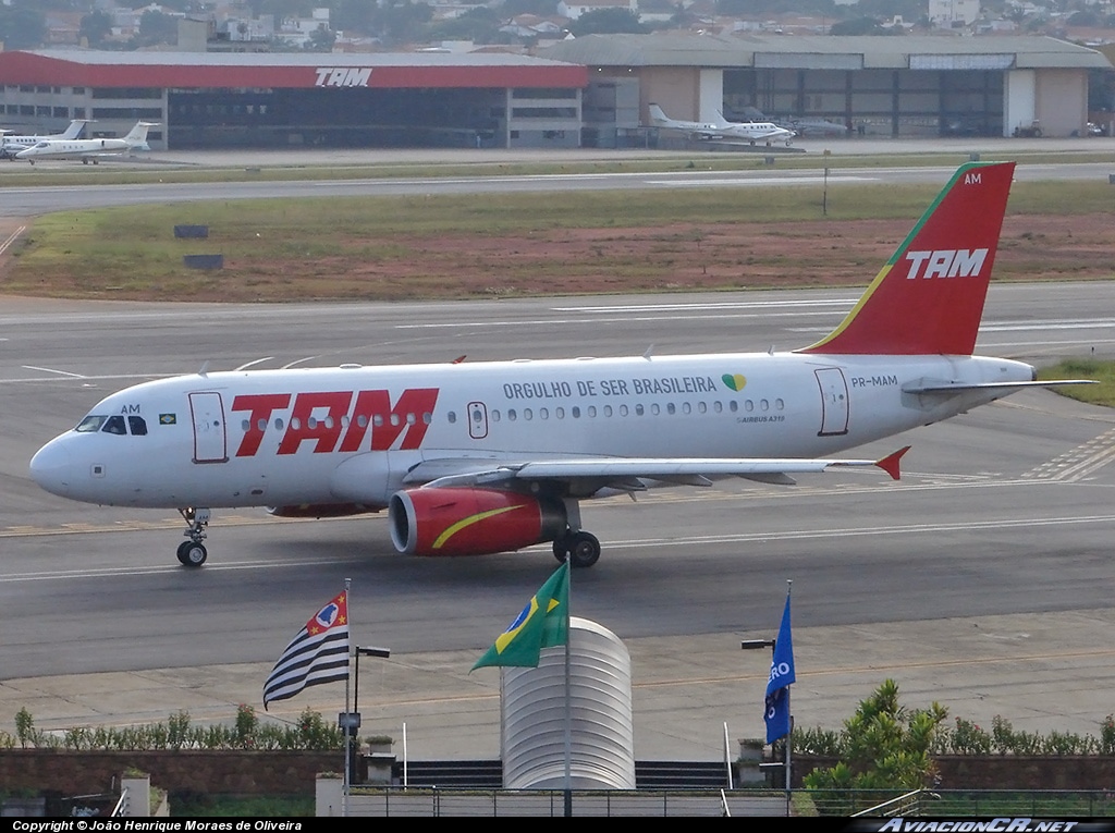 PR-MAM - Airbus A319-100 - TAM