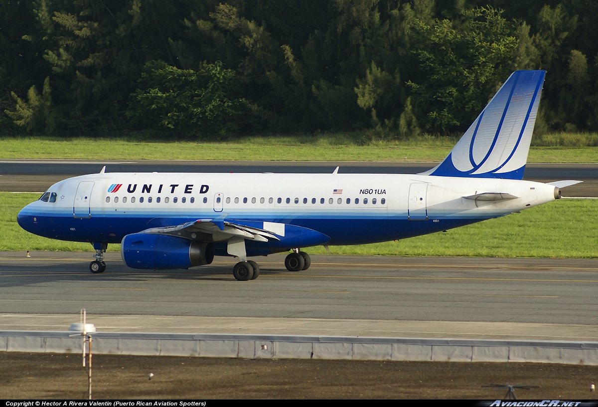 N801UA - Airbus A319-131 - United Airlines