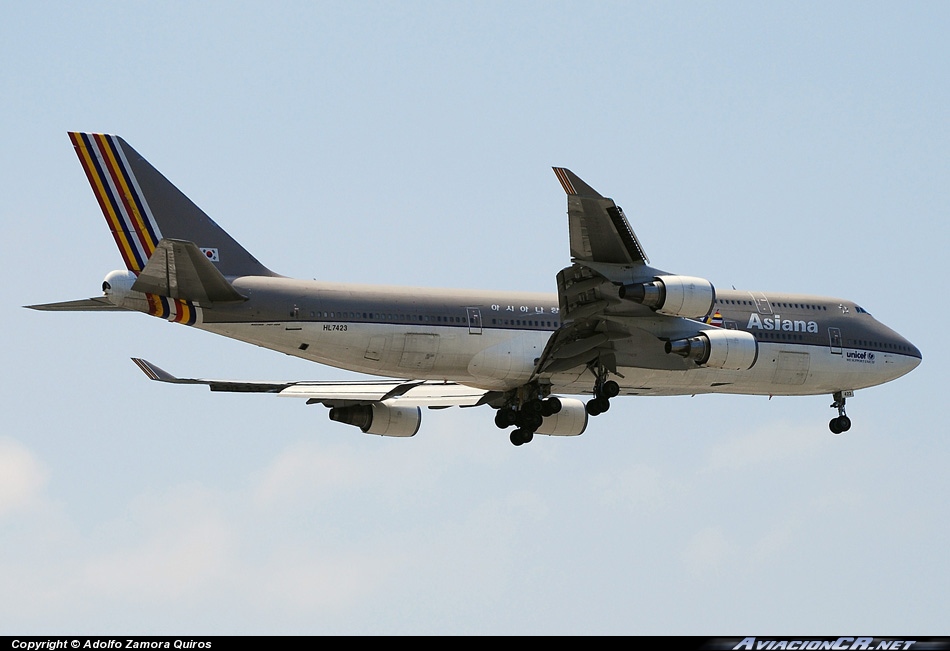 HL7423 - Boeing 747-48EM - Asiana