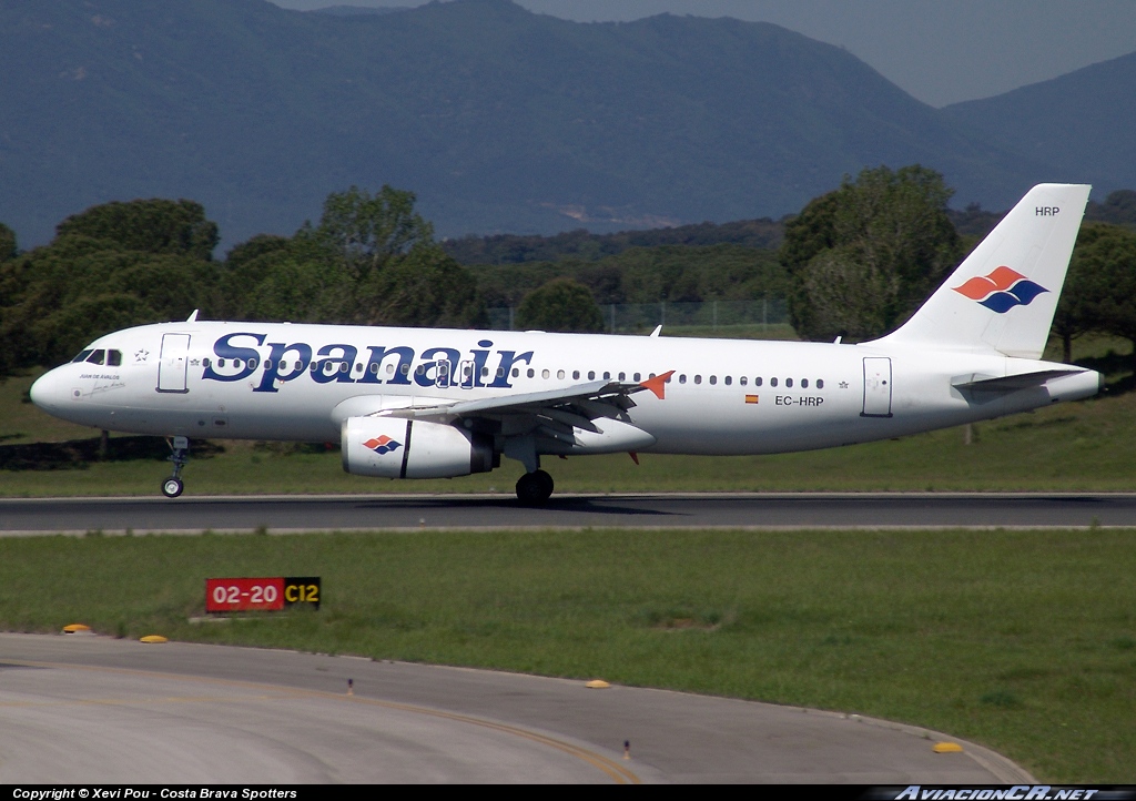 EC-HRP - Airbus A320-232 - Spanair