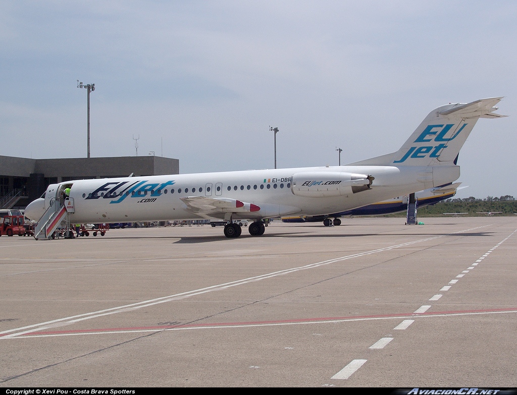 EI-DBR - Fokker F-100 - EUjet