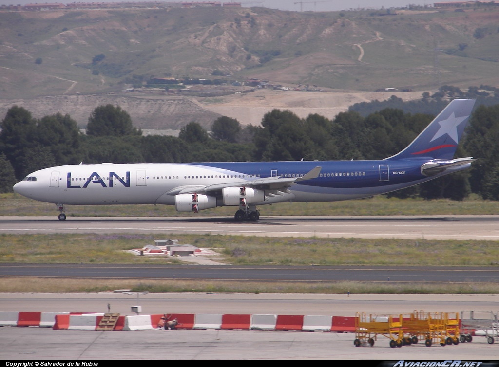 CC-CQE - Airbus A340-313X - LAN Chile