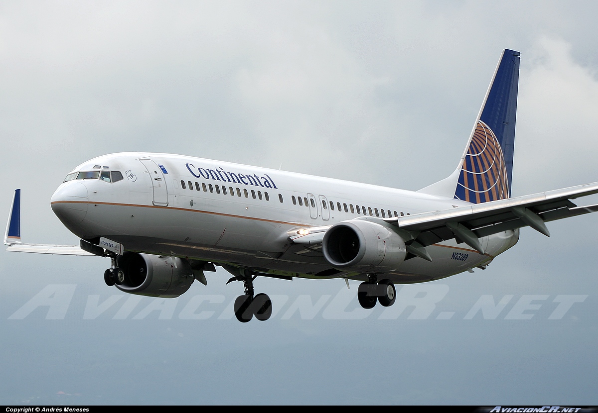 N33289 - Boeing 737-824 - Continental Airlines