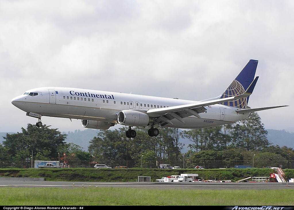 N33262 - Boeing 737-824 - Continental Airlines