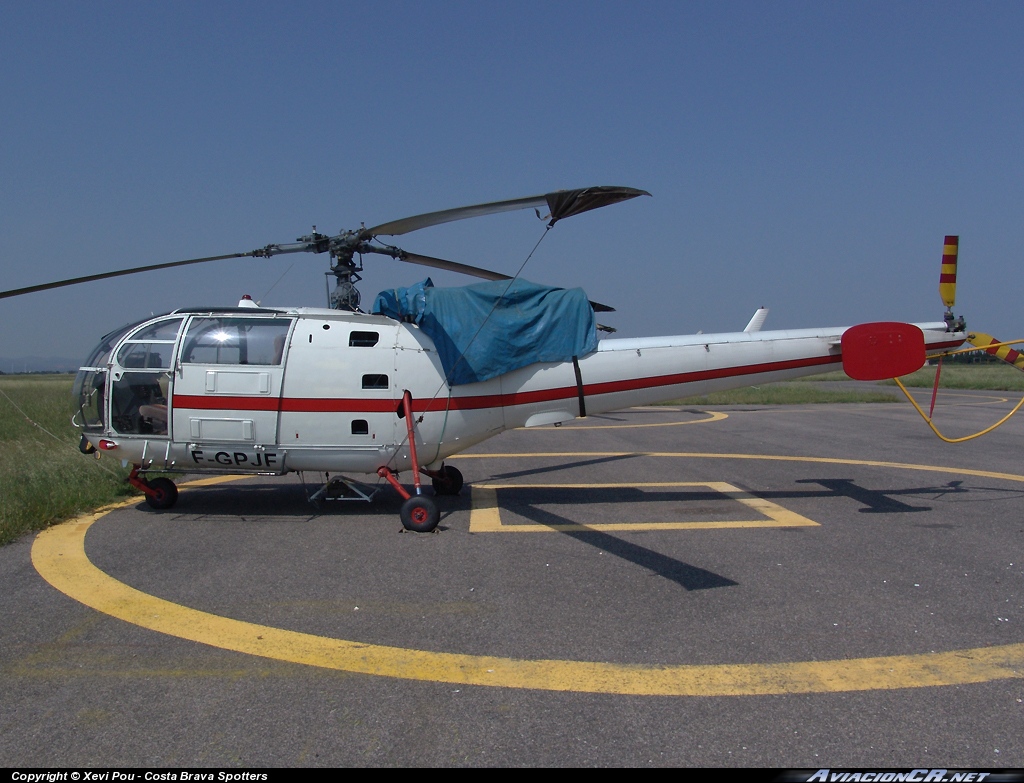 F-GPJF - Aerospatiale SA 316B Alouette III - Hélicoptères Ibc