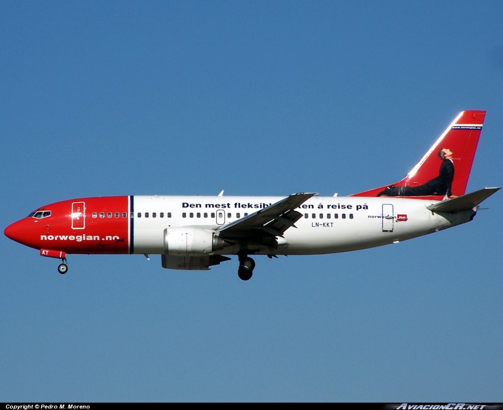 LN-KKT - Boeing 737-3L9 - Norwegian Air Shuttle