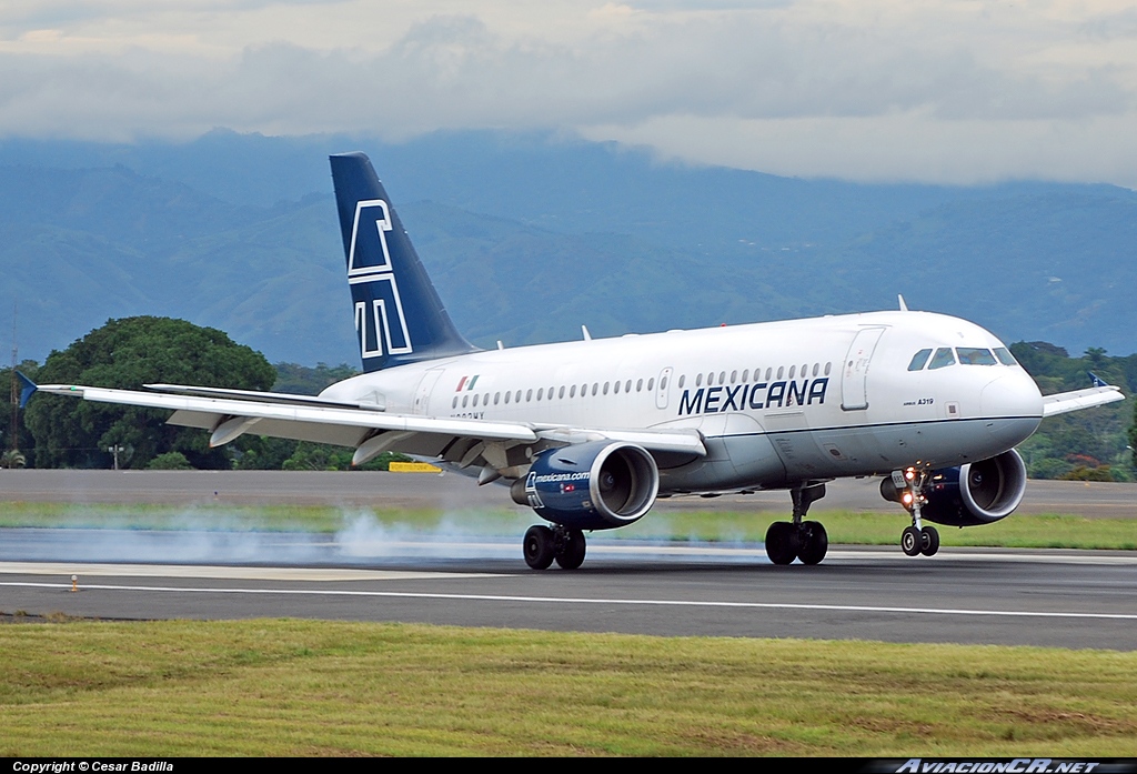 N882MX - Airbus A319-112 - Mexicana