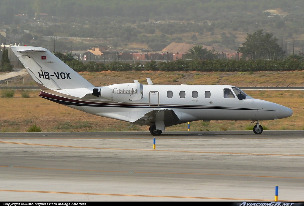 HB-VOX - Cessna 525 CitationJet - Privado