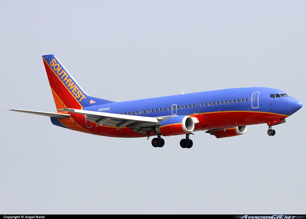 N308SA - Boeing 737-3T0 - Southwest Airlines
