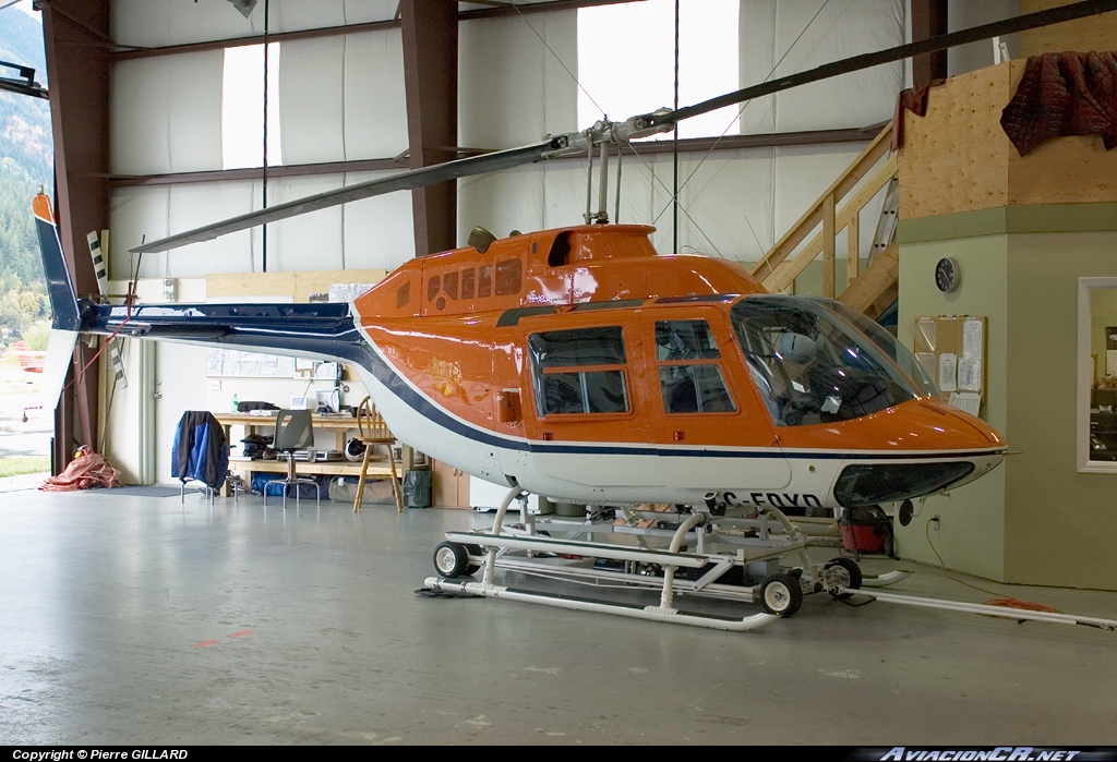 C-FDYD - Bell 206B JetRanger II - Thunderbird Helilog Ltd