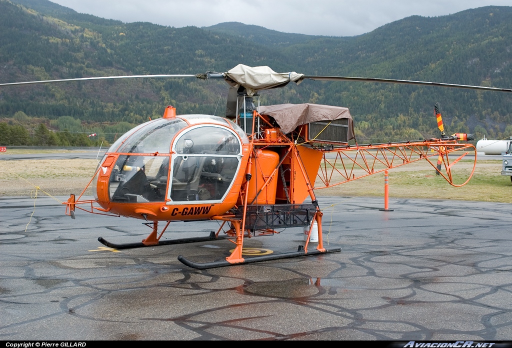 C-GAWW - Aerospatiale SA 315B Lama - Dam Helicopters Inc.