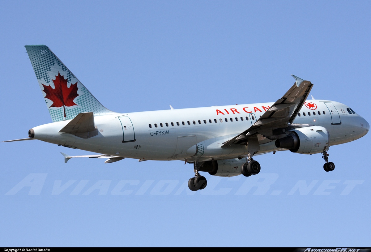 C-FYKW - Airbus A319-114 - Air Canada