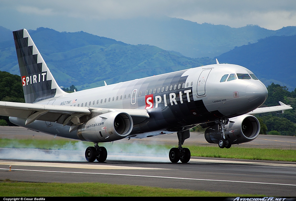 N527NK - Airbus A319-132 - Spirit Airlines