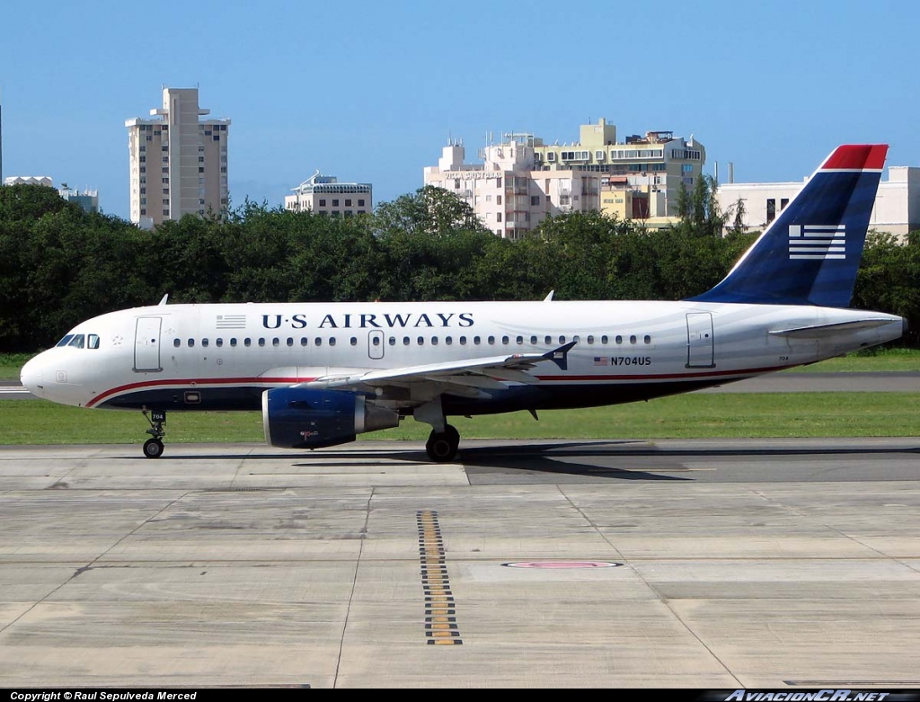 N704US - Airbus A319-114 - US Airways