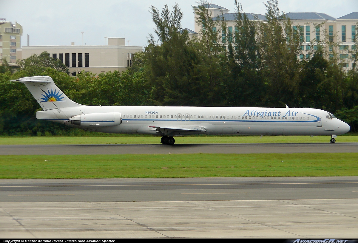 N862GA - McDonnell Douglas MD-83 - Allegiant Air