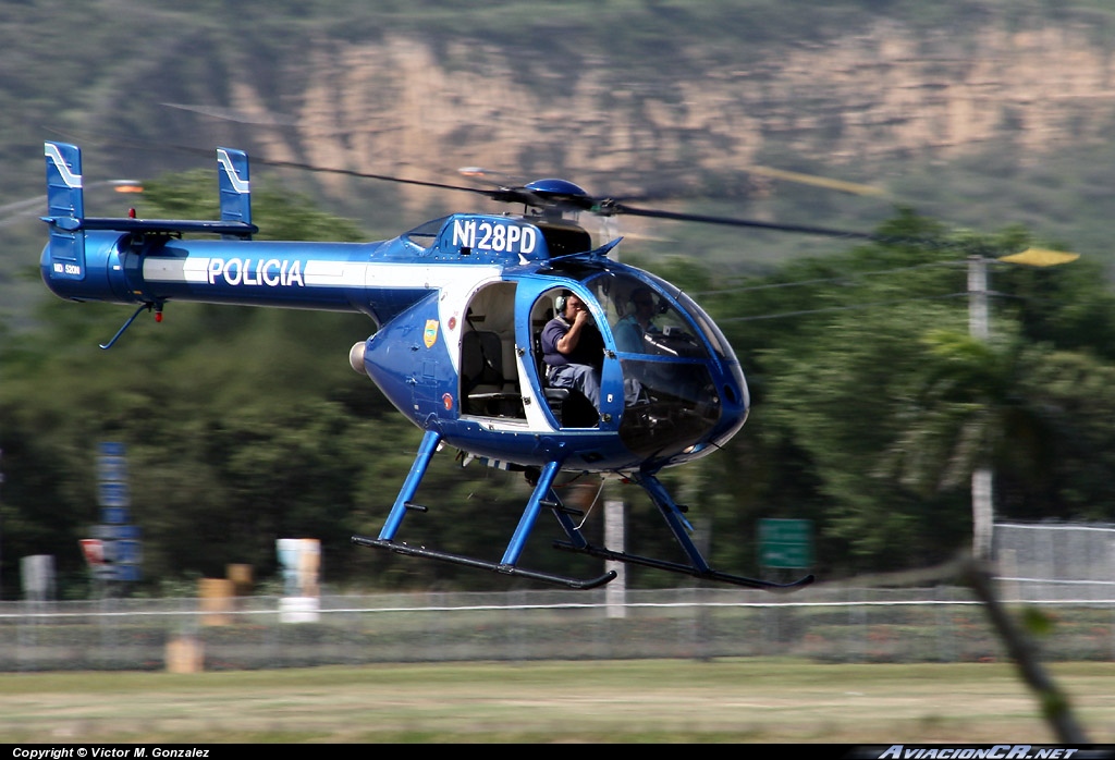 N128PD - McDonnell Douglas MD-520N/530N (H-6) - Policia de Puerto Rico