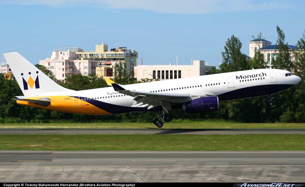 G-EOMA - Airbus A330-243 - Monarch Airlines