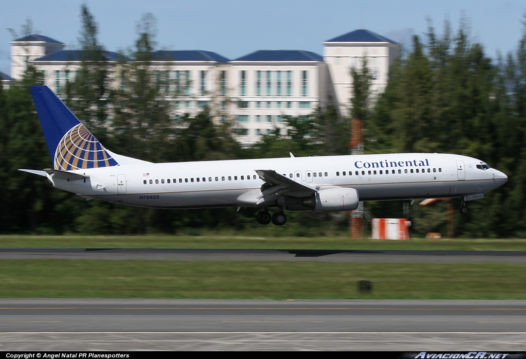 N72405 - Boeing 737-924 - Continental Airlines