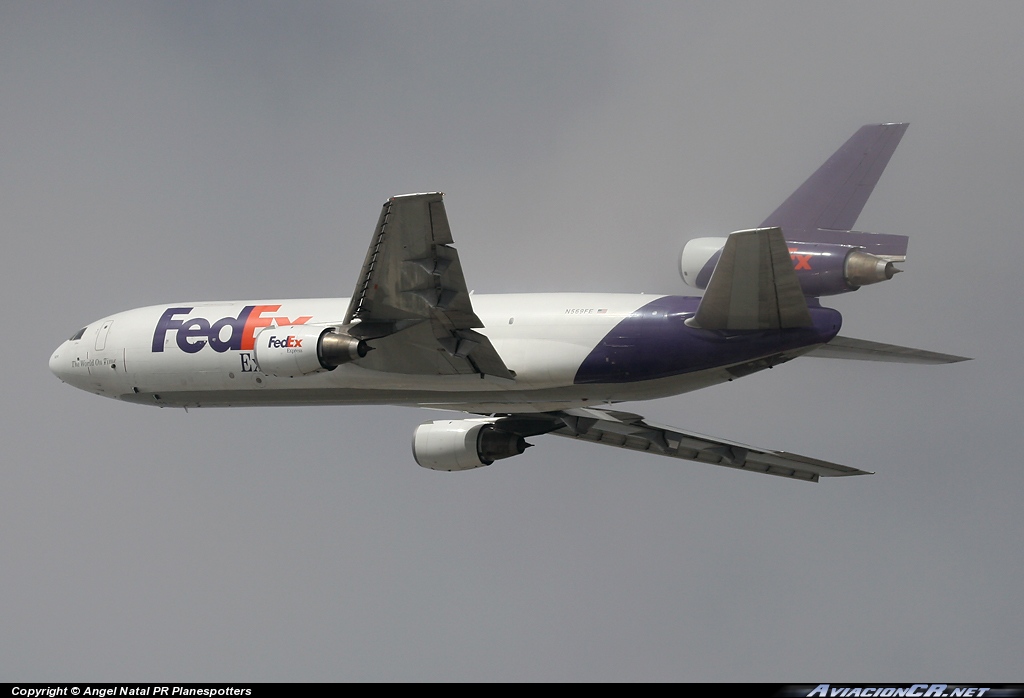 N569FE - McDonnell Douglas DC-10-10CF - FedEx