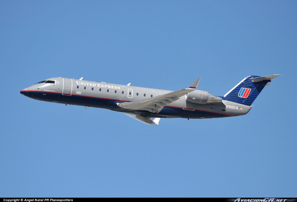 N918SW - Bombardier CRJ (Canadair Regional Jet) - United Airlines Express